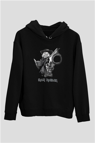Iron Maiden Siyah Unisex Hoodie