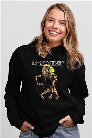 Iron Maiden Siyah Unisex Hoodie