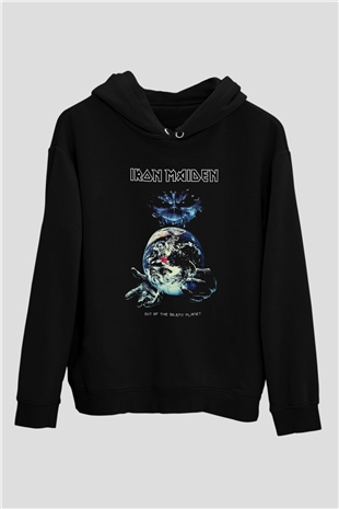 Iron Maiden Siyah Unisex Hoodie