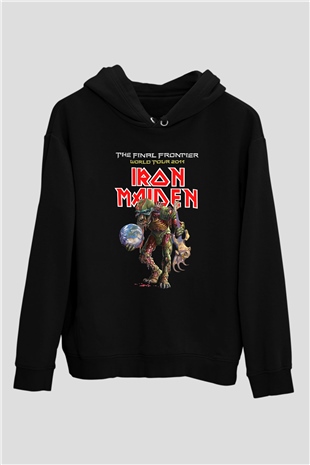 Iron Maiden Siyah Unisex Hoodie