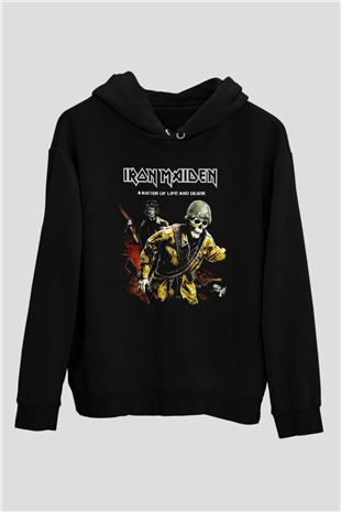 Iron Maiden Siyah Unisex Hoodie