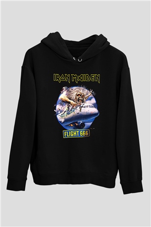 Iron Maiden Siyah Unisex Hoodie