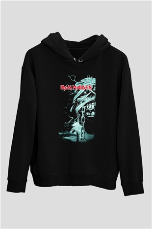 Iron Maiden Siyah Unisex Hoodie