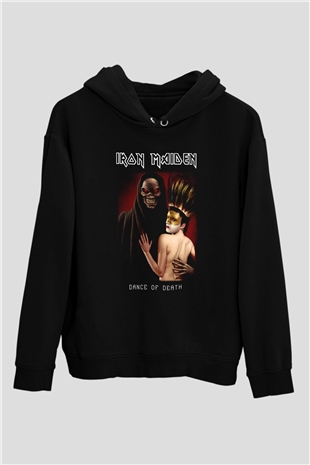 Iron Maiden Siyah Unisex Hoodie