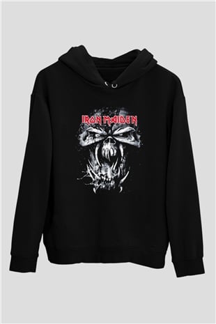 Iron Maiden Siyah Unisex Hoodie