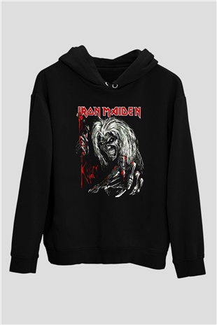 Iron Maiden Siyah Unisex Hoodie