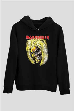 Iron Maiden Siyah Unisex Hoodie