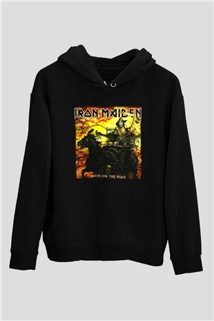 Iron Maiden Siyah Unisex Hoodie