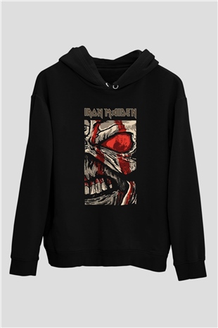Iron Maiden Siyah Unisex Hoodie