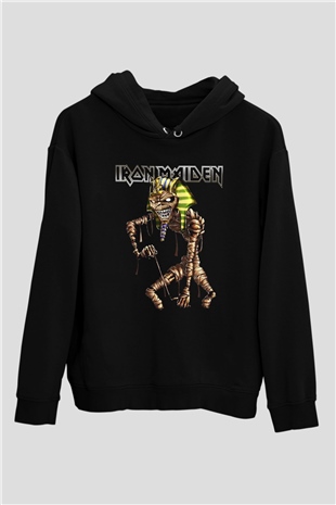 Iron Maiden Siyah Unisex Hoodie