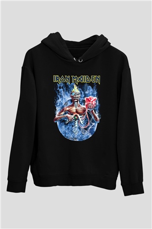 Iron Maiden Siyah Unisex Hoodie