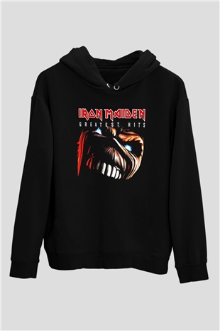 Iron Maiden Siyah Unisex Hoodie