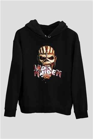 Iron Maiden Siyah Unisex Hoodie