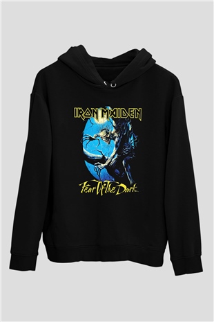 Iron Maiden Siyah Unisex Hoodie