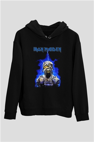 Iron Maiden Siyah Unisex Hoodie
