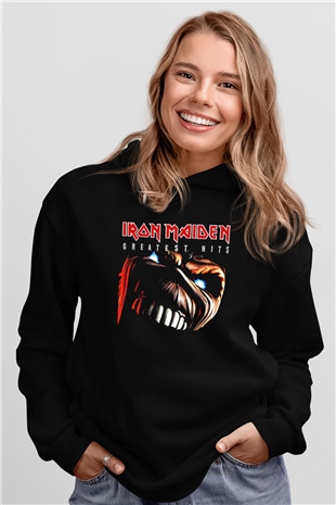 Iron Maiden Siyah Unisex Hoodie