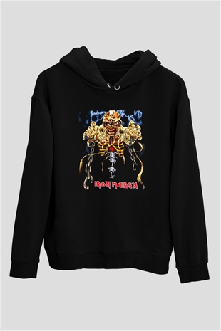 Iron Maiden Siyah Unisex Hoodie