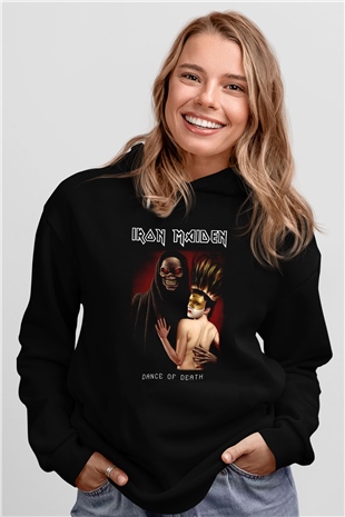 Iron Maiden Siyah Unisex Hoodie