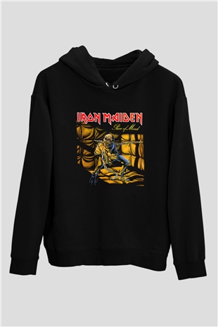 Iron Maiden Siyah Unisex Hoodie