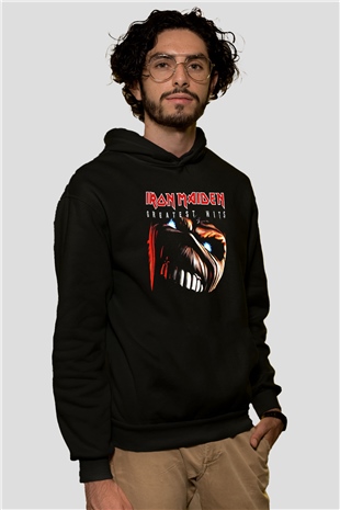 Iron Maiden Siyah Unisex Hoodie