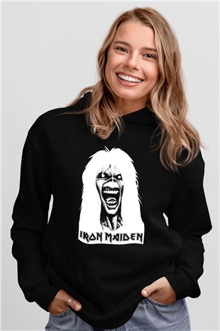 Iron Maiden Siyah Unisex Hoodie