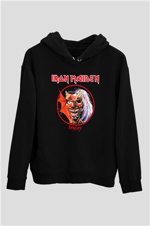 Iron Maiden Siyah Unisex Hoodie