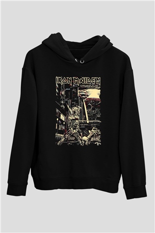 Iron Maiden Siyah Unisex Hoodie