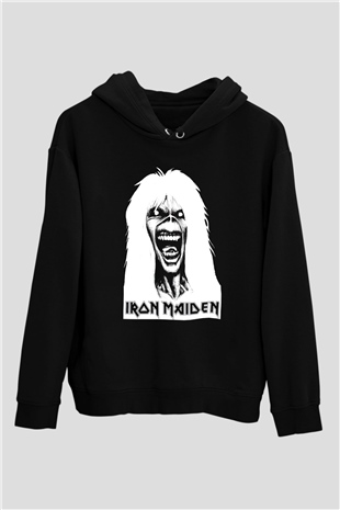 Iron Maiden Siyah Unisex Hoodie