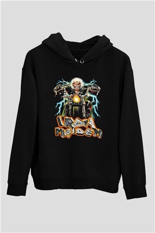 Iron Maiden Siyah Unisex Hoodie