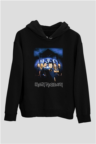 Iron Maiden Siyah Unisex Hoodie