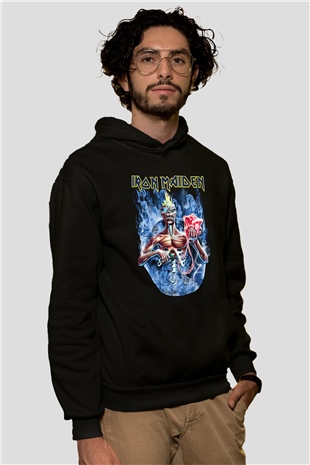 Iron Maiden Siyah Unisex Hoodie