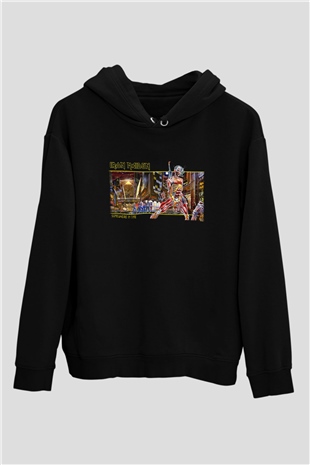 Iron Maiden Siyah Unisex Hoodie