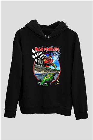 Iron Maiden Siyah Unisex Hoodie