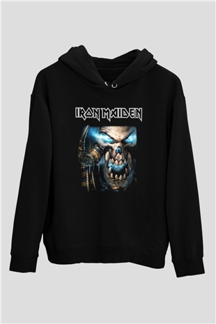 Iron Maiden Siyah Unisex Hoodie