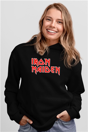 Iron Maiden Siyah Unisex Hoodie