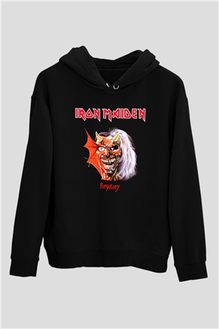 Iron Maiden Siyah Unisex Hoodie