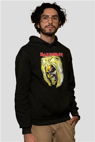 Iron Maiden Siyah Unisex Hoodie