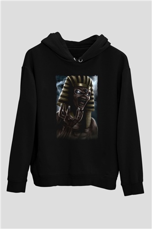Iron Maiden Siyah Unisex Kapüşonlu Sweatshirt