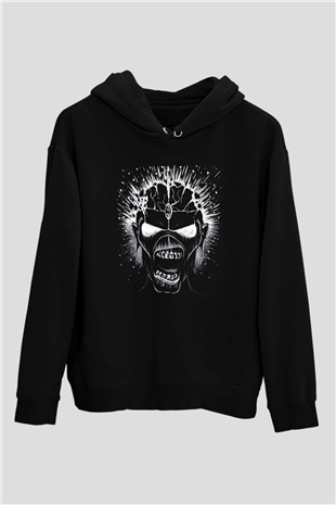 Iron Maiden Siyah Unisex Kapüşonlu Sweatshirt