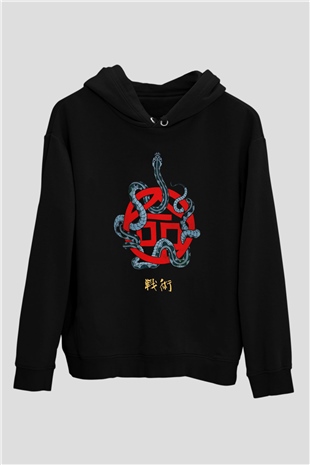 Iron Maiden Siyah Unisex Kapüşonlu Sweatshirt