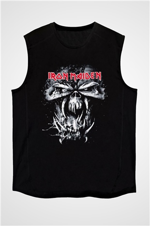 Iron Maiden Siyah Unisex Kolsuz Tişört