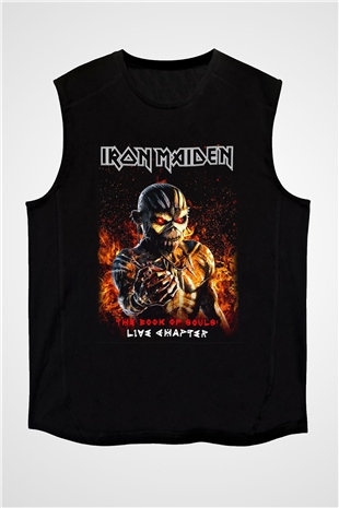 Iron Maiden Siyah Unisex Kolsuz Tişört