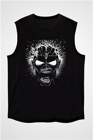 Iron Maiden Siyah Unisex Kolsuz Tişört