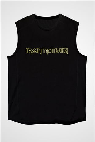 Iron Maiden Siyah Unisex Kolsuz Tişört