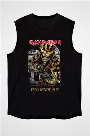 Iron Maiden Siyah Unisex Kolsuz Tişört