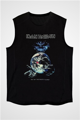 Iron Maiden Siyah Unisex Kolsuz Tişört