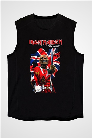 Iron Maiden Siyah Unisex Kolsuz Tişört