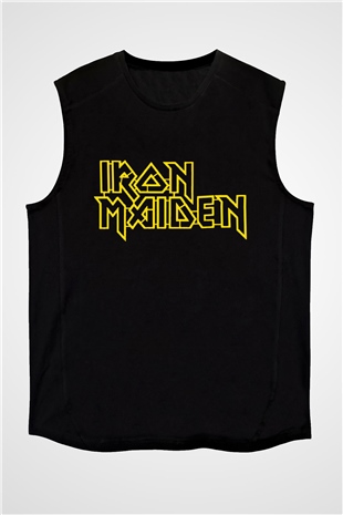 Iron Maiden Siyah Unisex Kolsuz Tişört