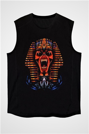 Iron Maiden Siyah Unisex Kolsuz Tişört