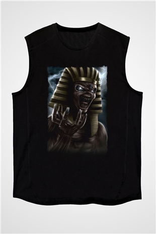 Iron Maiden Siyah Unisex Kolsuz Tişört
